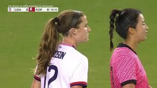 USWNT vs. South Korea October 21 2021