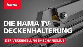 Hama TV-Deckenhalterung 117cm 46  Verriegelungsmechanismus