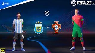 FIFA 23 - Argentina Vs Portugal - International Friendly  Ft. Messi Ronaldo  PS5™ 4K60 Next Gen