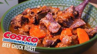 Easy DELICIOUS Braised Beef  Costco Beef Chuck Roast Recipe