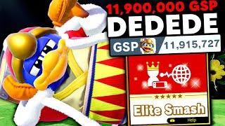 This is what an 11900000 GSP King Dedede looks like in Elite Smash