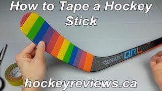 How To Tape A Hockey Stick