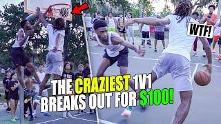 INTENSE 1v1 BREAKS OUT FOR $100 The BEST game you’ll ever see… Wild Hunt Takeover