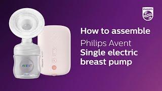 How to Assemble Philips Avent Single Electric Breast Pump SCF39511