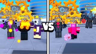 OLD WOMAN TRIO vs NEW WOMAN TRIO   Toilet Tower Defense Roblox