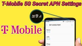 T-Mobile Secret APN Settings  T-mobile internet Settings