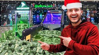 You Wont Believe How Much MONEY Our CHRISTMAS ARCADE Made