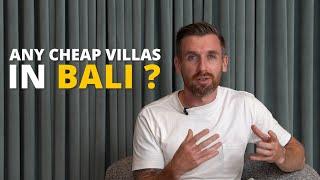 Bali Real Estate Market Can You Find A Cheap Villa In Bali? 