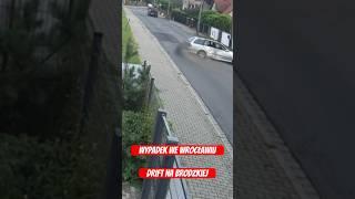 Wypadek we Wrocławiu Drift BMW Auto do Kasacji