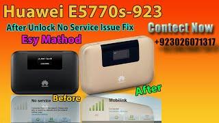 Huawei Pocket Mifi E5770s-923 No Service Fix Unlock No Service Fix  E5770s_923 21.316.03.00.1133