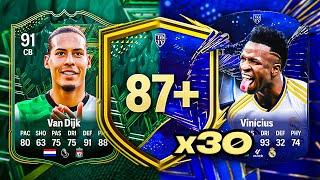 30x 87+ MIXED PLAYER PICKS & ICON PACKS  FC 24 Ultimate Team