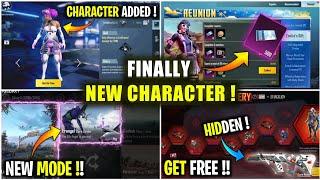 2.0 UPDATE  FINALLY NEW  CHARACTER ADDED  GET FREE 1200 CHARACTER VOUCHERS EVENT IN BGMI & PUBG 