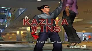 Tekken 4 Kazuya Mishima All Intros & Win Poses HD