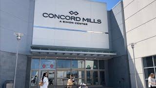Concord mills walking tour  shopping mall