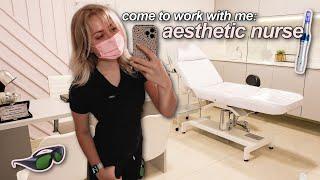 COME TO WORK WITH ME AS AN AESTHETIC NURSE  day in the life of a med spa nurse