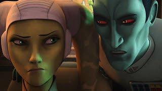 Hera meets Grand Admiral Thrawn 4K HDR - Star Wars Rebels