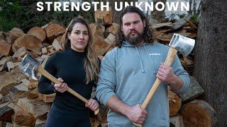 Worlds Strongest Man VS Wood Chopping Champion Basque Country Ep 2 - Strength Unknown