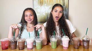 Starbucks SECRET MENU Challenge Haschak Sisters