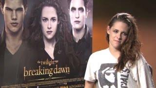 Kristen Stewart on filming sex scenes - Twilight Saga - Breaking Dawn Part 2 interview