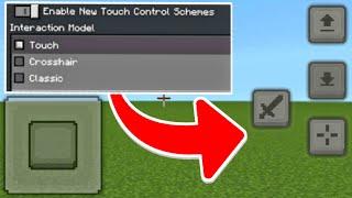 How To ENABLE New MCPE Touch Controls - Minecraft Bedrock Edition