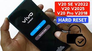 How to Hard Reset VIVO V20 V20 SE V20 Pro  Forgetting screen lock.