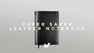 Paper Saver Leather Notebook
