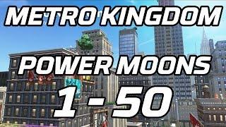 Super Mario Odyssey Metro Kingdom Power Moons 1 - 50 Guide New Donk City