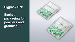 Sigpack RN Sachet packaging for powders and granules