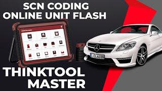 SCN Coding and Unit Software Update on Mercedes & ather Cars via THINKTOOL MASTER  THINKCAR Review