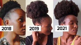 Best way to GROW & RETAIN LENGTH wHigh Puff Styles On Natural Hair