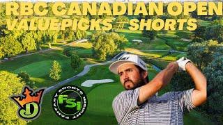 FSi DFS PGA #shorts RBC Canadian Open Value Plays