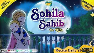 Nikka Jeha Khalsa  Kirtan Sohila for Kids Sohila Sahib Lullaby  Sikh Baby Rhymes  Child Videos
