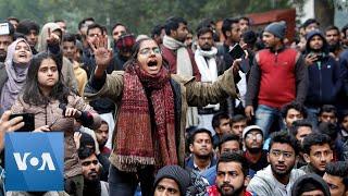 Jamia Millia Islamia University Students Protest Indias Citizenship Bill