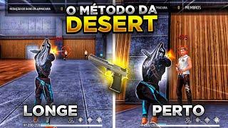 1 TIRO 1 CAPA COMO DAR CAPA DE DESERT NO FREE FIRE em 2024  Desert Eagle Aguia do Deserto