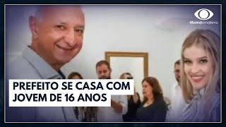 Prefeito que se casou com adolescente nomeia sogra para secretaria  Jornal da Noite