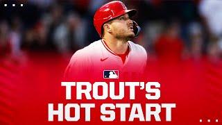 Highlights from Mike Trouts HOT start to 2024 7 homers already