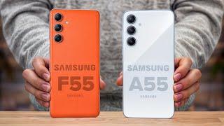 Samsung F55 Vs Samsung A55  Full Comparison  Which one is Best?