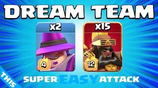 APPRENTICE WARDEN + SUPER HOGS = UNSTOPPABLE TH15 Attack Strategy  Clash of Clans