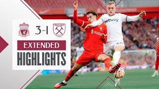 Extended Highlights  Liverpool 3-1 West Ham  Premier League