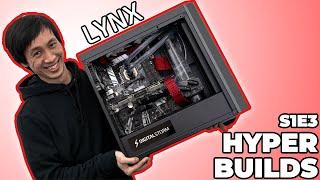 HYPER BUILDS Another One. Custom Liquid Cooling A Lynx PC S1E3