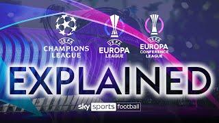 Explained The NEW Champions League Europa League & Europa Conference League format ️