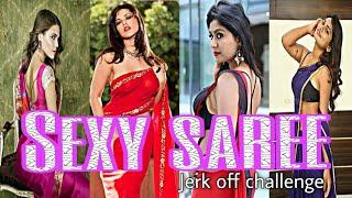 Saree jerk off challenge