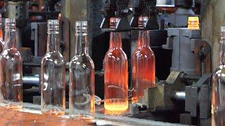 Glass Bottle Mass Production Process  台灣玻璃瓶大量生產工廠 - Taiwan Glass Factory