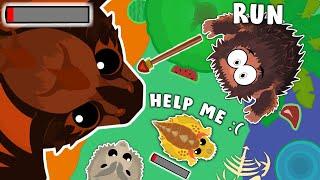 MONKEY SAVES BABY DINO in MOPE.IO  FUNNY MOMENTS