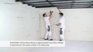 Installation of Knauf AQUAPANEL® Cement Board SkyLite