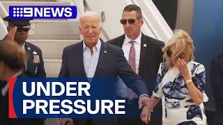 Pressure mounts on Joe Biden after Trump debate  9 News Australia