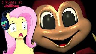 Fluttershee plays Five Nights at Jollibees?   CREEPIEST ANIMATRONIC?