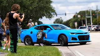 Lake Mary Cars & Coffee NEW LOCATION  Pullouts Burnouts & Flybys  June 2024 #carshow #carspotting