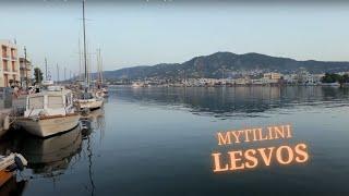 Walk with me in Mytilini capital city of Lesvos island 4.6.24 4k 60fps