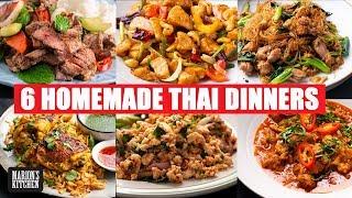 6 Thai Dinners You Can Make At Home  Quarantine Cooking  #StayHome #WithMe  Marions Kitchen